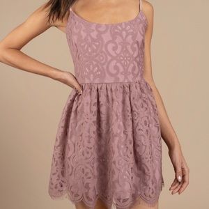 pink tobi skater dress